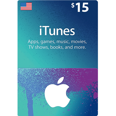 Apple Carte Cadeau 15 USD United States iTunes & App Store - Golden Phone TN