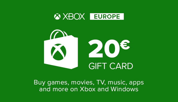 Carte cadeau Xbox Live 20€ (zone Euro) - Europe - Golden Phone TN